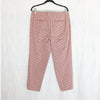 Berwich Laura 67 Pants Womens IT44 US 8 Red Gingham Check Wool es1508x Italy NWT
