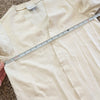 ALYSI Ivory Long Open Front Straight Hem Cardigan, size XS-L