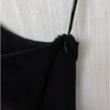 NBD Once Again Black One Shoulder Slit Midi Maxi Gown Dress, size S