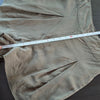 Just Bee Queen Dark Green High Waist Pleated Front Marlow Linen Shorts, size M