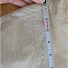 Vince Cotton Trench Coat Womens XL Beige Full Zip Self-Tie Belt Long