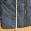 Fabiana Filippi Quilted Denim Short Jacket Womens XL Metallic Embellished Navy