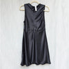 Banana Republic Alana Dress Womens 6 Black Silk Sleeveless Shift Mini NWT