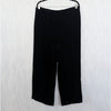 Armani Collezioni Velvet Dress Pants Womens 14 Black High-rise Wide Leg Ankle