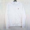 Lacoste Sport Water-Resistant Tennis Track Jacket Size S White Logo Full Zip