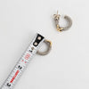 David Yurman Two-Tone X Crossover Hoop Earrings Silver/Gold