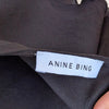 Anine Bing Chelsea Tank Top Womens L Black Crepe Gold Chain Straps Sleeveless