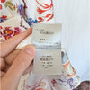 DIOR x KAWS 2019 Bouquet De Fleurs Shirt Womens US 39/M Floral Silk Button-up