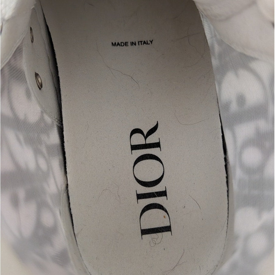Dior B23 Oblique High Top Classic Monogram Sneakers Womens EU38/US 8