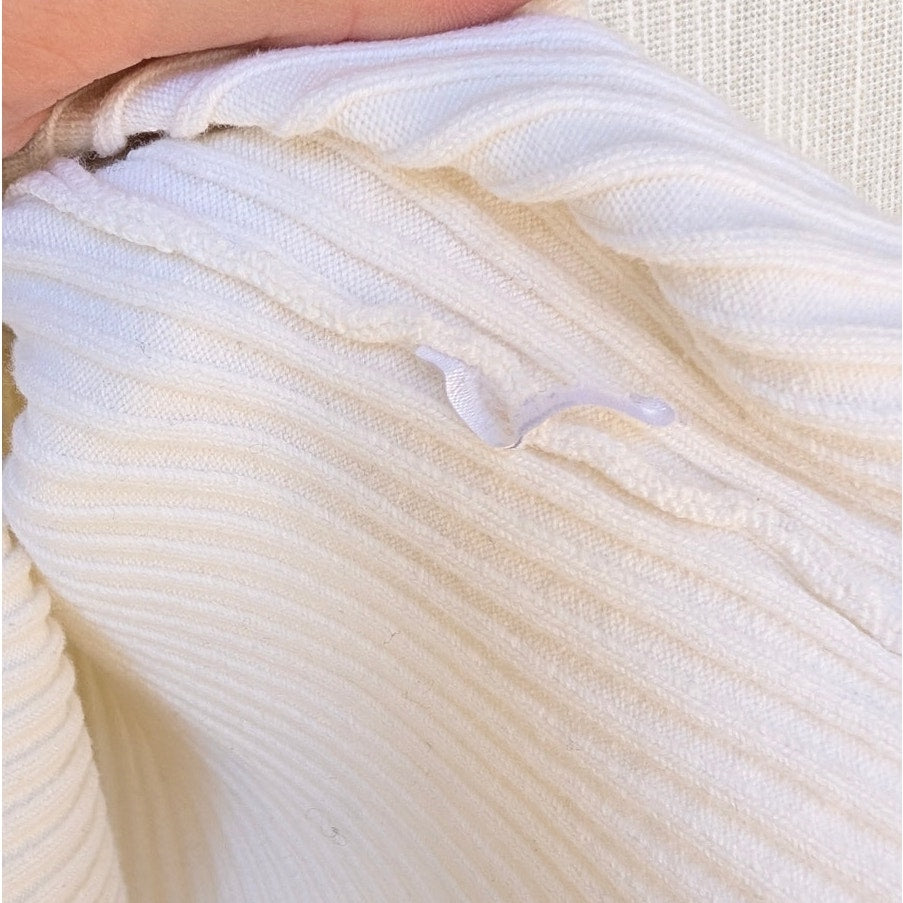 Reformation Tallulah Ribbed Sweater Tank Womens M Cotton Turtleneck High Neck
