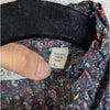 Dôen Clay Midi Dress in Black Marfa Paisley Womens L Tiered Long Sleeve NWT