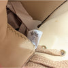 Max Mara Tunny Beige Textile/Leather Platform Sneakers, size EU37.5/US7.5
