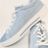Rene Caovilla Denim Crystal-embellished Sneakers Womens EU 40/US 10 Blue Low Top