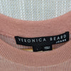 Veronica Beard Jeans Kellen Pink Knotted Linen Blend Tank Sleeveless Top, size L