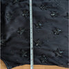 P.A.R.O.S.H Galax Star Embellished Mesh Slip Dress Womens M Black Beaded Midi