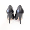 Gucci Charlotte Model N6 Leather Nappa Bow Accents Pumps Womens EU 40/US 10 NWT