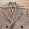 Weekend Max Mara Camel Tan Double-Breasted Wool Coat Womens 8 Belted Italy