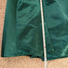 Showpo Queen Of The Show Strapless Maxi Fitted Dress in Emerald Satin, size 0