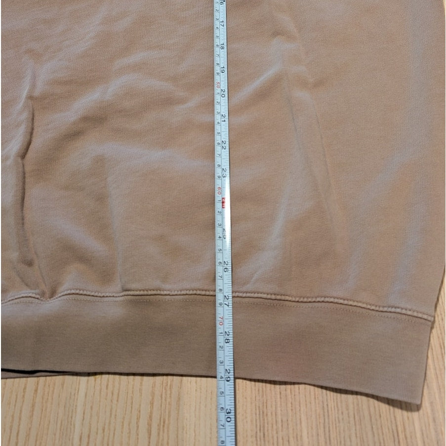 Anine Bing Tyler Sweatshirt Womens M Washed Iron Logo Crewneck Long Sleeve