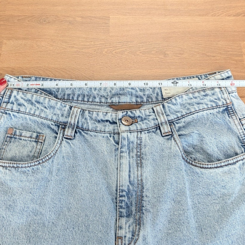 Brunello Cucinelli The Skater Jean Straight Leg Relax Womens 10 Denim High-rise