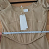 Dion Lee Ssence Exclusive Rib Corset Mini Dress in Sahara Womens AU12/US8 NWT