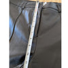 NA-KD x Angelica Blick Black Faux Leather PU Mid Rise Pants, size 36/US 6/S