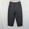Comptoir des Cotonniers Wool Blend Tapered Cropped Pleated Banana Trousers L