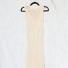 DISSH Ophelia Crochet Maxi Sleeveless Dress in Natural, size L