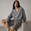 A.Emery Willis Sweatshirt Womens L Gray Knit Relaxed Pullover Designer Casual