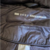 DKNY Sport Premium Down Black Half-Zip Down Puffer Hood Vest, size M