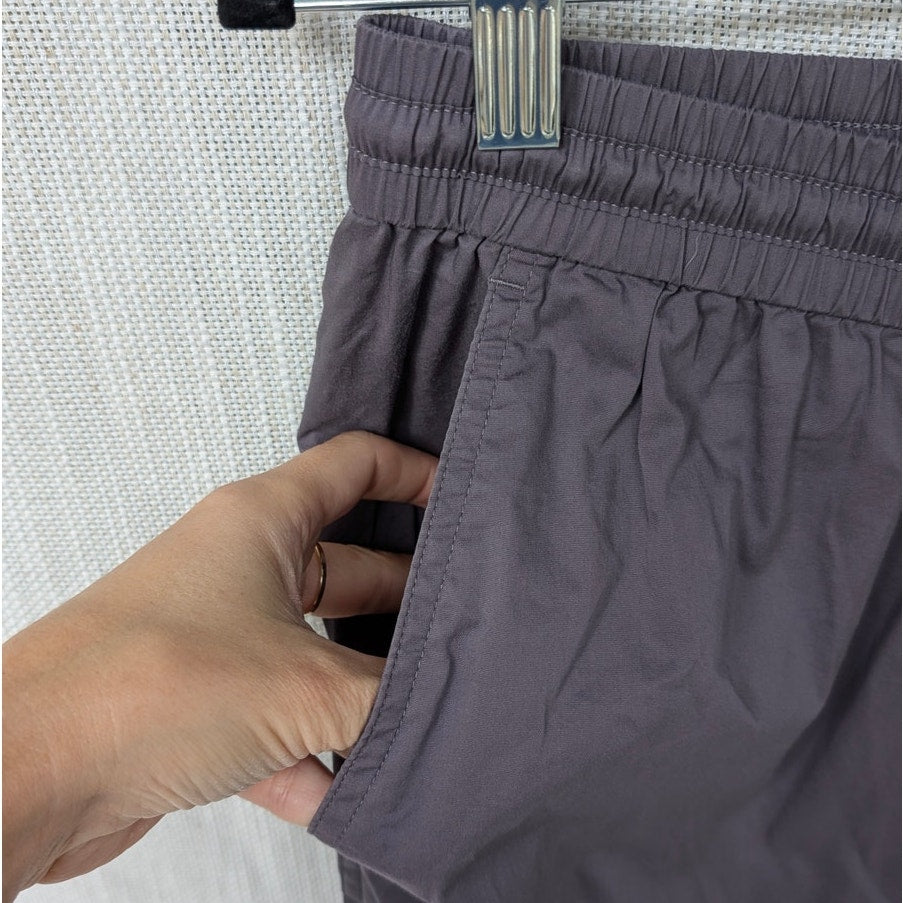 COS Purple Casual Cotton Blend Lightweight High-rise Pants, size S