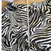 NWT Anthropologie Corey Lynn Black/White Zebra Striped Wide Leg Pants, size M