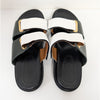 Marni Fussbett Color Block Slide Sandals Women's EU40/US 9.5 Leather Slip On