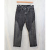 Levi's 501 Original Chaps Two-Tone Black Jeans Women's W28 L30 A7501-0000