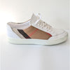 Burberry New Salmond Sneakers Womens EU39.5/US 9.5 House Check Low Top Lace-up