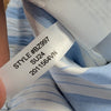 J.Crew Linen-viscose Blend Mini Short in Stripe BZ997 Womens 2XL Blue White