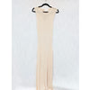 DISSH Ophelia Crochet Maxi Sleeveless Dress in Natural, size L
