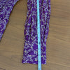 NWT Sézane Purple Robe Priscilla Floral Backless Midi Maxi Dress, size 40/L
