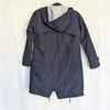 Seraphine 4 in 1 Coat Jacket Womens 2 Navy Parka Full Zip Long Sleeve Hooded