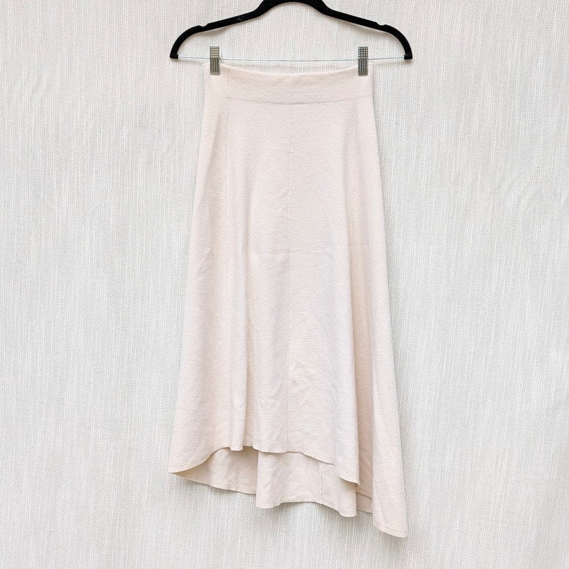 Dorothee Schumacher Look Sharp Cotton-blend Midi Skirt In Laeaea Lalm, size XS-S