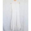 Kobi Halperin Anna Dress Womens M White Ruffle Sleeveless Belted High/low Midi