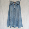 Joe's Jeans Amelia Skirt Womens 28 Blue Denim High Waist Flare A-line Midi Maxi