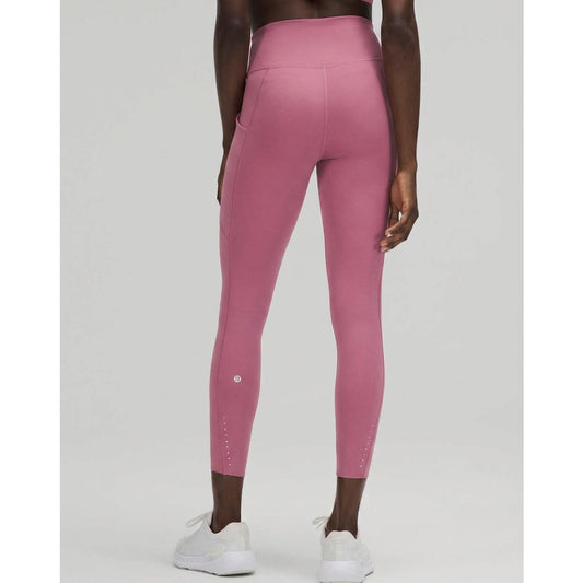 Lululemon W5FARS Fast and Free High-Rise Tight 25” Pockets in Purple, size 4