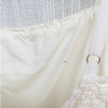 Saylor Evangelina Crochet Dress Womens XS White Sleeveless Cotton Midi Maxi