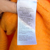 J.Crew Sweater Womens M Orange Ribbed Wool Alpaca Mockneck Supersoft Yarn BM209