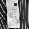 Rotate Birger Christensen Pique Shortsleeve Polo Shirt Womens M Black Striped