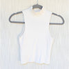 Reformation Tallulah Ribbed Sweater Tank Womens M Cotton Turtleneck High Neck