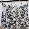 Anthropologie Black/White Flowy Strappy Sleeveless Midi/Maxi Dress, size S