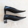 Jil Sander Tripon Pumps Womens EU 39.5/ US 9.5 Leather Court Square Toe Slip On