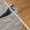 Rag & Bone Elise Wool Blend Plaid Blazer Womens 2 Gray/Blue Double-breasted